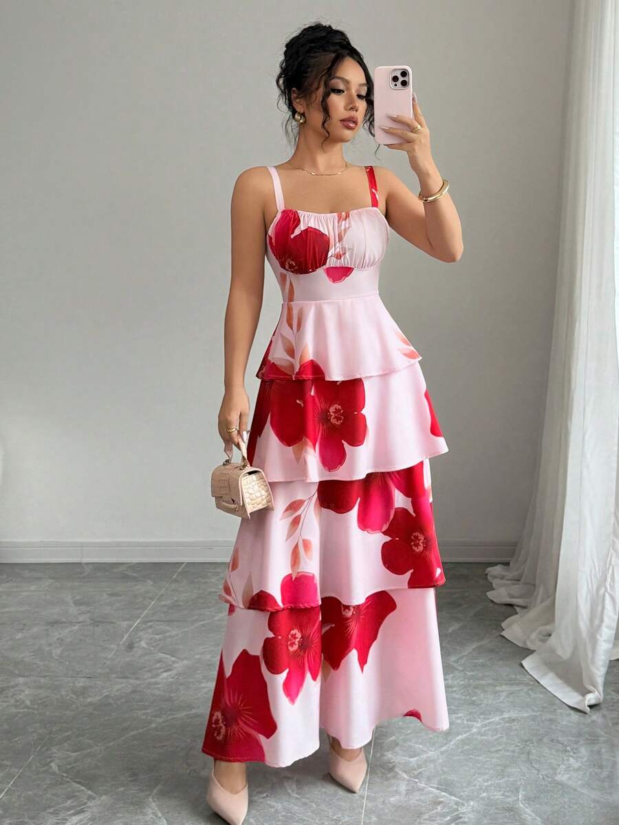 Selianne 合身无袖优雅露背设计女式连衣裙