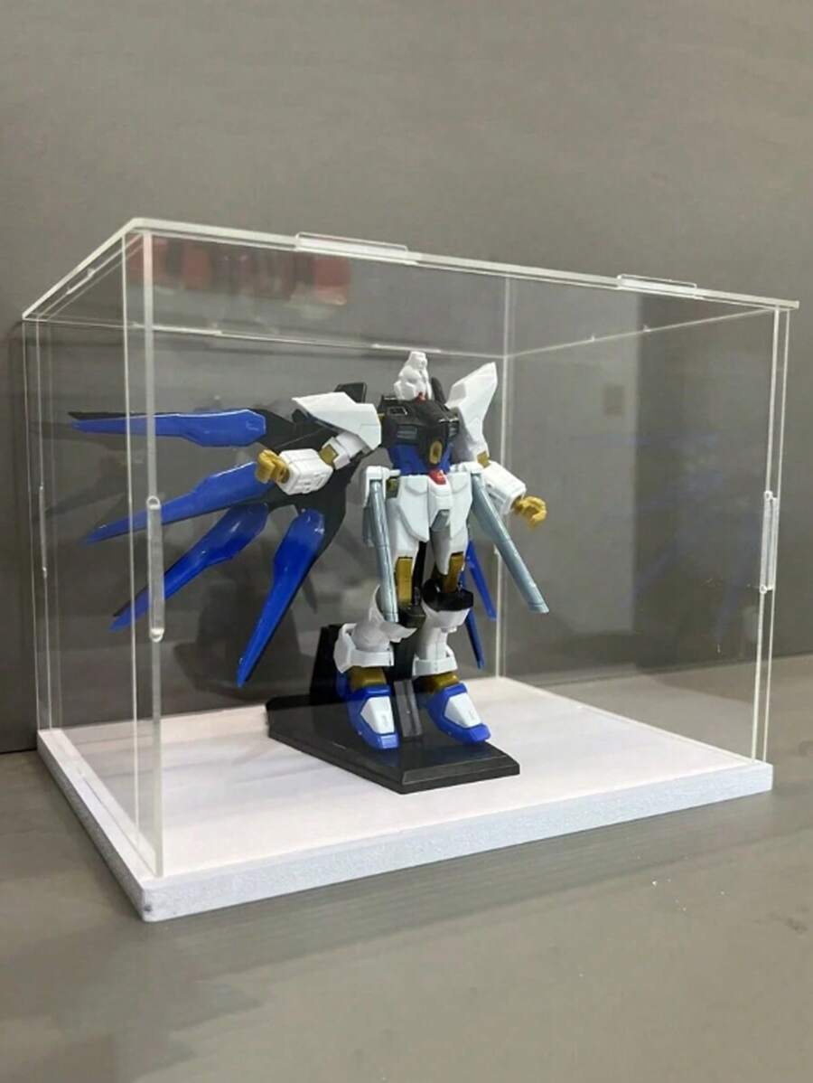 Display Case For Collectibles Assemble Clear Acrylic Box Alternative Glass Case For Display Action Figures Home Storage & Organizing Toys - Multicolor - View 1