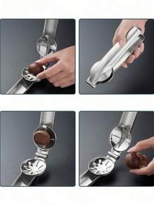 Choxila 1pc Nutcracker Chestnut Clip, Nut Peeler Sheller, Walnut Pliers, Metal Nut Opener Plier, Chestnut Opener, Dried Fruit Opener, Stainless Steel Kitchen Tools