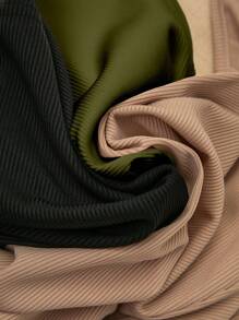 SHEIN PETITE 女士夏季方领休闲纯色背心组合图案 T 恤女士上衣 - 彩色 - 查看 6