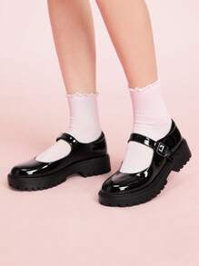 CUCCOO DOLLMOD Women's Loafer Platform Shoes, Fluffy & Elegant, Soft & Comfortable, Casual & Simple, Sweet & Stylish, Suitable For Dating, Evening Party, Afternoon Tea, Ballet Dance