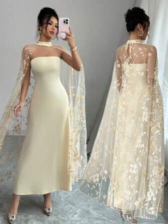 Rafferiza Spring 2pcs Women Embroidered Apricot Color Suit Fall Cloth For Women