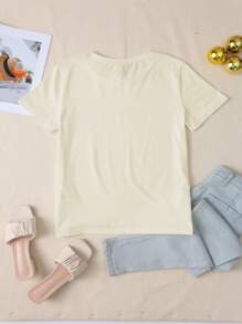 INAWLY Women's Retro Girlfriend Party Graphic Short Sleeve T-Shirt