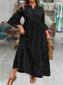 SHEIN LUNE Plus Size Dresses Valentine Red Dress Maxi Dresses For Women Summer Dresses