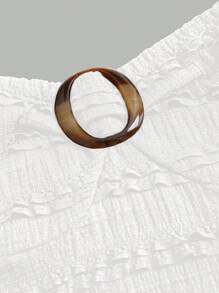 SHEIN Unity Women's Casual Solid Color Textured Halter Neck Backless Tank Top, Summer - White - View 3