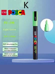 New Uni Posca Markers Pen Set PC-3M Waterproof Opaque Paint Pens Super Manga Graffiti Pen Art Supplies Stationery Back To School - Multicolor - View 6