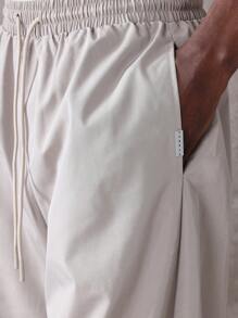 SUMWON 优质马蹄形套脚裤轻盈舒适阔腿休闲裤秋春宽松版型日常商务休闲办公室装