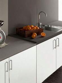 1pc Simple Quadrate Aluminum Alloy Black Brushed Furniture Cabinet Door Handles Drawer Knobs Glass Cabinet Wardrobe Door Pulls Furniture Handle Hardware - Multicolor - View 19