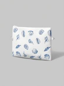 ROMWE Fairycore 1pc Shell Shaped White Women Daily Clutch Bag - White - View 3