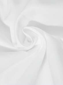 SHEIN Explorewe Tween Girl Layered Ruffle Trim Cap Sleeve Dress - White - View 7