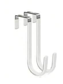 门上挂钩，门衣架挂钩，柔软橡胶表面可防止划痕，适用于浴室、客厅、厨房的重型门挂钩，可悬挂衣服、毛巾、帽子 - 彩色 - 查看 9