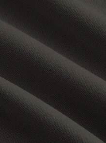 SHEIN MOD Quần tây ống loe phong cách cổ điển màu xám dành cho nữ kèm thắt lưng da, quần legging ống loe phong cách Boho dành cho nữ đi dự tiệc, phong cách Old Money - Xám - Xem 4