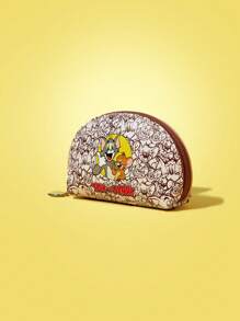 TOM & JERRY X SHEIN Cartoon Print Seashell Shaped Fashion Coin Purse