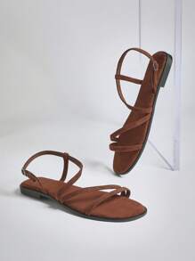 SHUZIA Women's Fashion Casual Comfy Back Straps Flat Sandals Mother's Day Present