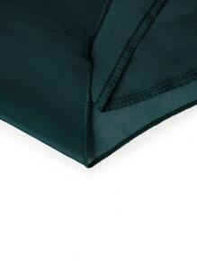 DreamSkyne Plus Size Women's Black Wide Leg Pants, Asymmetrical Hemline Chiffon Flowy Casual Vacation Trousers - Dark Green - View 6