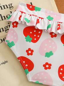 Newborn Girls Swimwear / Customized Print / Swimshorts - Multicolor - View 3