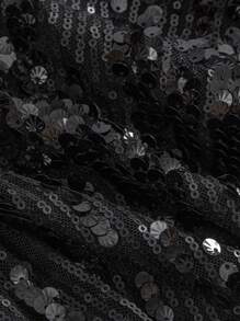 ROMWE Grunge Punk Y2K Glitter Low Waist Ruched Mini Skirt, Party And Festival Aesthetic