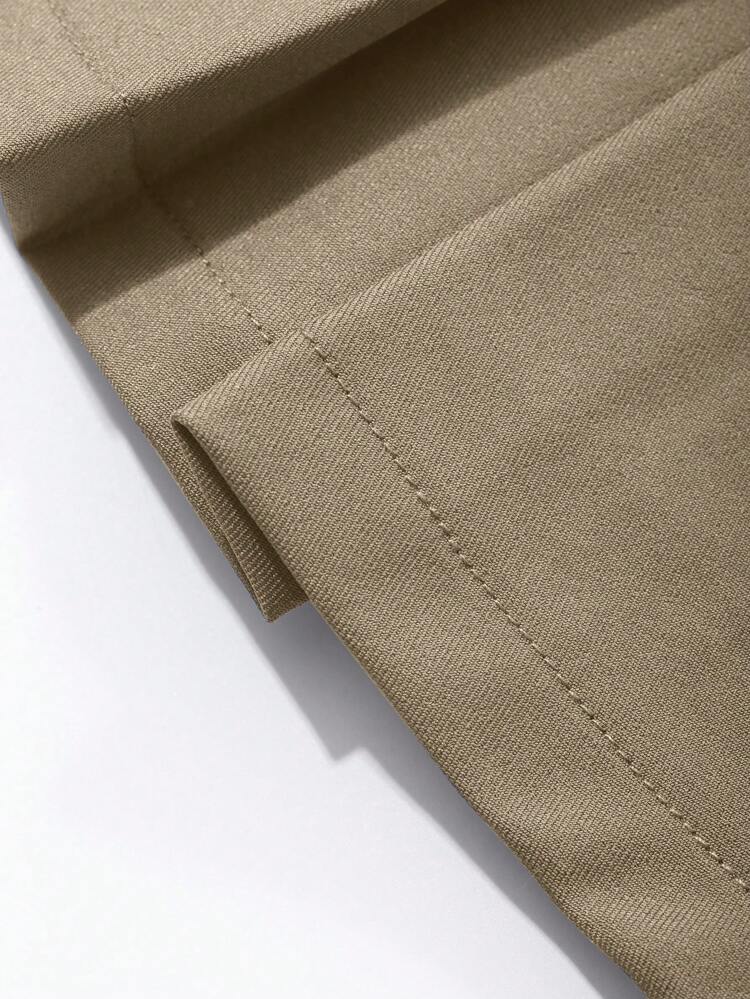 Women's Casual Solid Color A-Line Skirt, Simple & Fashionable, Suitable For Summer