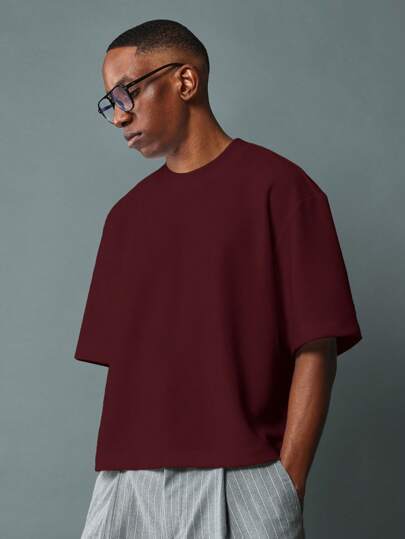 SUMWON 宽松版型短袖圆领 T 恤