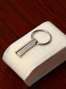 1pc Thick And Thin Keychain For Best Friend, Stainless Steel Keychain,Inspirational Friendship Keychain For Women & Men, Birthday Gift Box, Sentimental Friends Gifts, Sisters Tribe Friendship Gift, Birthday Gift, Key Chain Toy Pendant For Key Bag Cloth, Birthday Anniversary Party Gifts Supplies, Holiday Accessory,Christmas - Multicolor - View 4