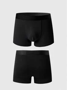 Snug Zone 10pcs/Pack Men's Casual Boxers, Minimalist Style Suitable For Summer - Multicolor - View 3