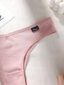 SHEIN 7pcs/Set Seamless Cheeky Panties - Multicolor - View 4