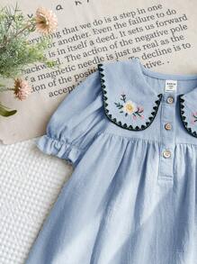 LMoss Kids LMoss Young Girls Dresses - Blue - View 4