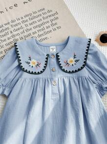 LMoss Kids LMoss Young Girls Dresses - Blue - View 6