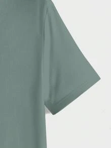 EURMUSE 100%Cotton Men's Basic Round Neck T-Shirt Set (Multiple Pieces) - Multicolor - View 4