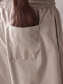 SUMWON 优质马蹄形套脚裤轻盈舒适阔腿休闲裤秋春宽松版型日常商务休闲办公室装