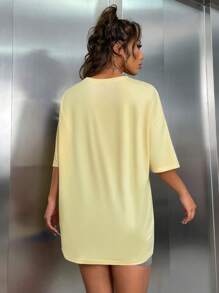 Chiquease 2pcs/Set Summer Casual Letter Printed T-Shirt And Shorts Set