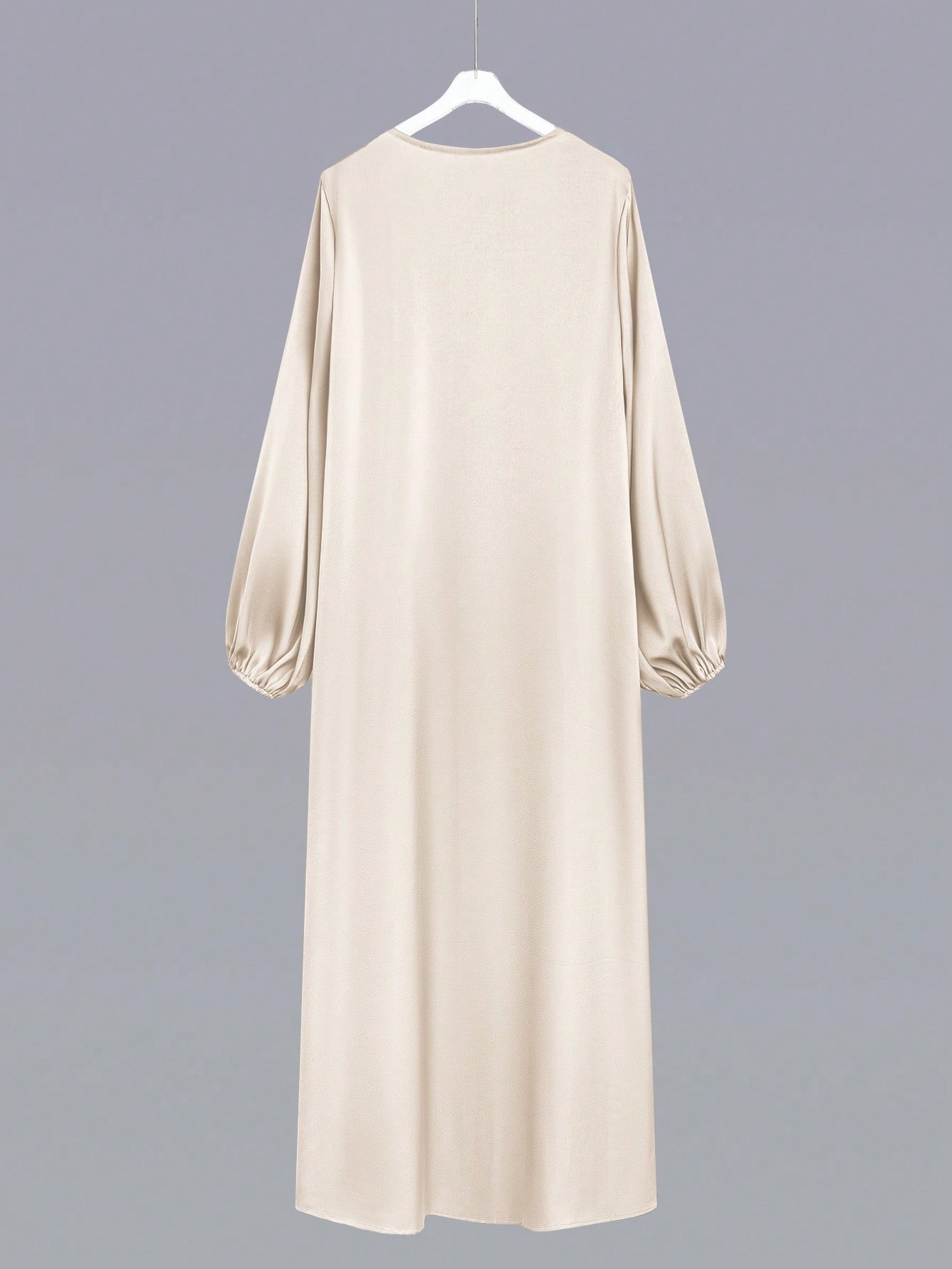 Al Najma عباءة أنيقة لون سادة بأكمام فوانيس للنساء...