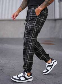 Manfinity Homme 男士休闲修身锥形慢跑裤，适合夏季和秋季