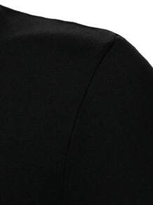 Manfinity Homme Áo thun nam tay ngắn cổ chữ V màu trơn đơn giản - Nhiều màu - Xem 4