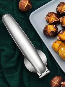 Choxila 1pc Nutcracker Chestnut Clip, Nut Peeler Sheller, Walnut Pliers, Metal Nut Opener Plier, Chestnut Opener, Dried Fruit Opener, Stainless Steel Kitchen Tools