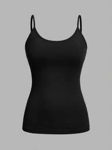 SHEIN EZwear 4pcs/Set Plus Size Women Casual Camisole Tops, Suitable For Summer - Multicolor - View 8