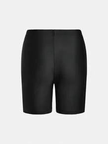 SHEIN Tween Boy Casual Beach Spider Web Graphic Rash Guard & Swim Trunks Set - Blue - View 8