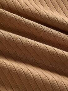 SHEIN Maternity Simple Solid Color Form-Fitting Casual Dress Spring Women's Clothing