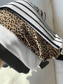 SHEIN EZwear Plus Size Letnie Elastyczne Bawełniane Okrągły Dekolt Dopasowane Podstawowe Koszulki