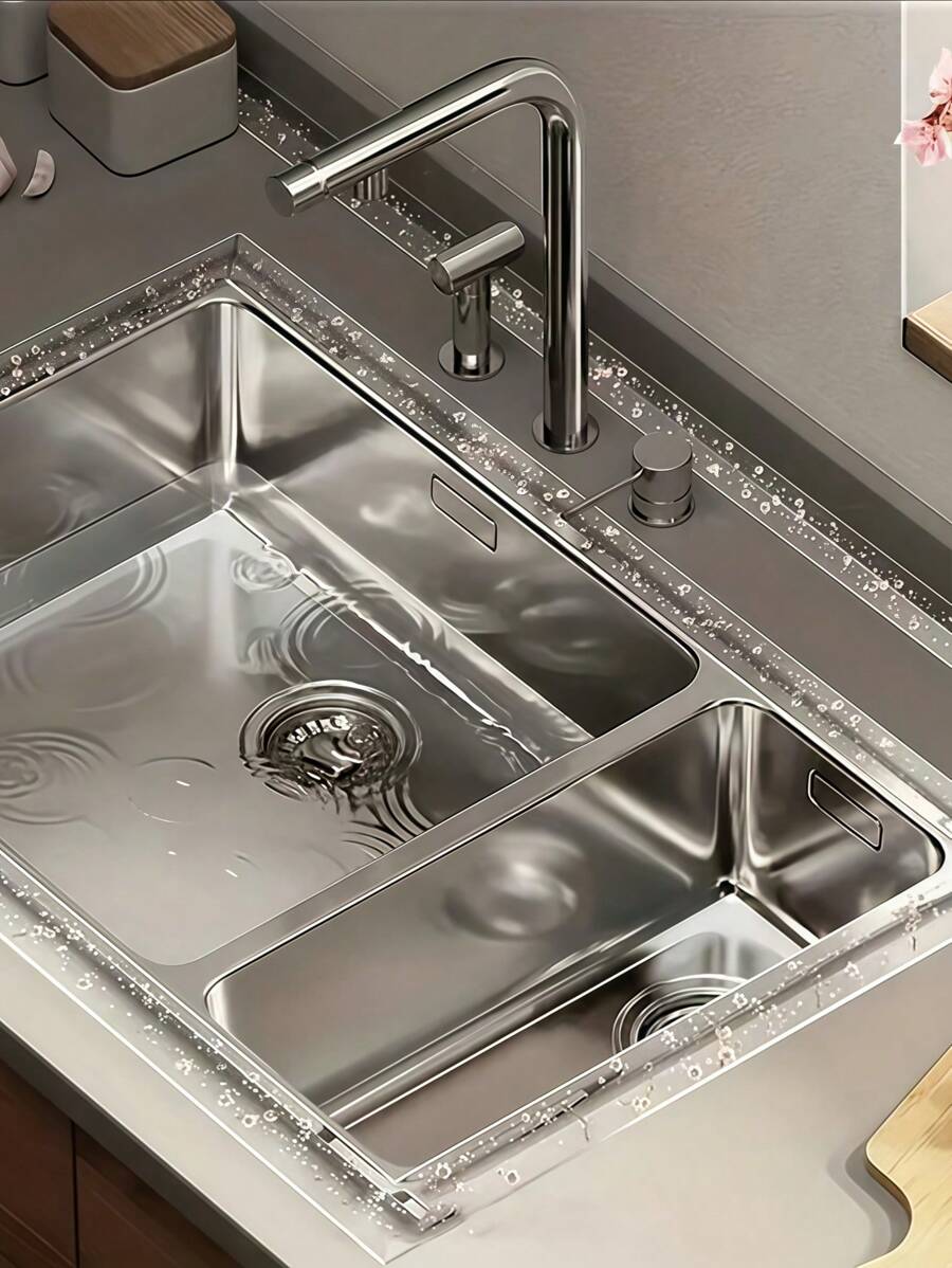 1 卷 3M Decor 防水防霉炉灶边缘密封水条 - 适用于水槽、马桶边缘缝隙等 - 非常适合浴室、餐厅、办公室和其他商业场所家居浴室夏季 - 彩色 - 查看 1