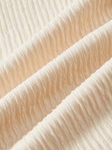 SHEIN MOD 女士杏色 V 领长款卡夫坦连衣裙，海滩度假