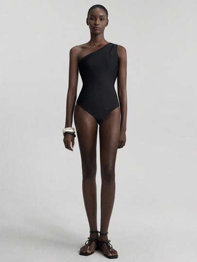 One Shoulder swimwear | ファッション One Shoulder swimwear | SHEIN