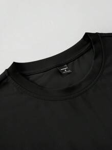 PAVTROS 男士超大双面图案宽松运动T恤男图案衬衫男图案T恤男图案T恤