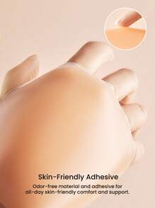 LUVLETTE Plus Invisible Skin-Friendly Sticky Self-Adhesive Anti-Sagging Shaping Lifting Breast Tape Nipple Cover - Almond - View 8