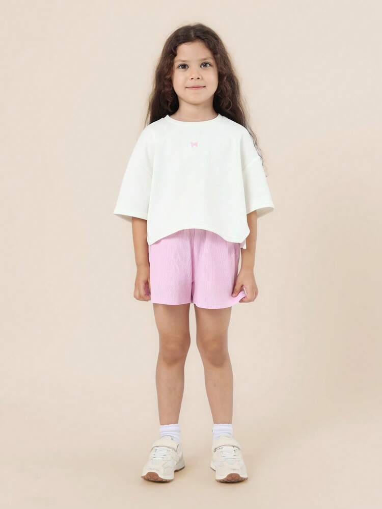 Cozy Crinkle Short Sleeve T-Shirt Co-Ords