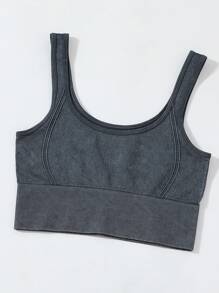 SHEIN 1pc Women Seamless Shaping Camisole Top - Black - View 6