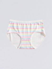 6 件套年轻女孩可爱卡通印花舒适内衣套装，时尚春夏季，适合幼儿/小女孩 - 彩色 - 查看 7