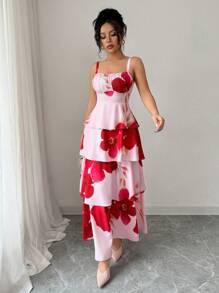 Selianne 合身无袖优雅露背设计女式连衣裙