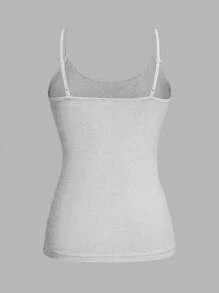 SHEIN EZwear 4 件装休闲简约女式吊带短款上衣，适合夏季 - 彩色 - 查看 6