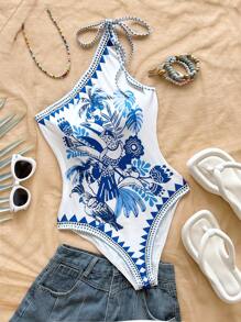 Blue and White